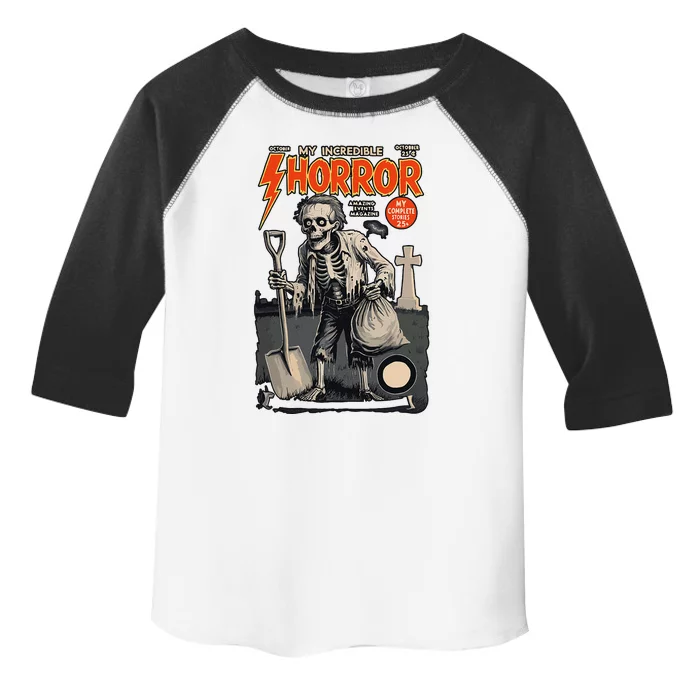 Funny Comic Cover Halloween Fancy Dress Toddler Fine Jersey T-Shirt