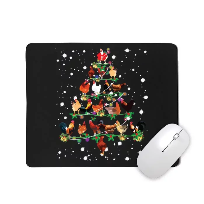 Funny Chickens Christmas Tree Ornament Decor Costume Gifts Mousepad