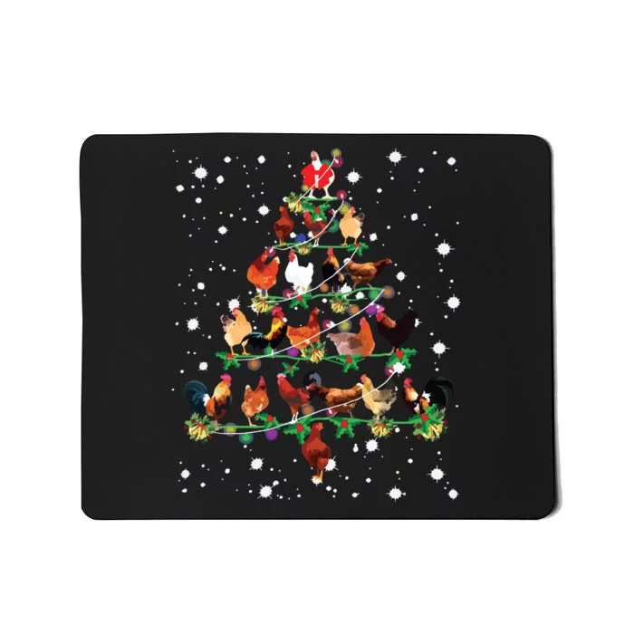 Funny Chickens Christmas Tree Ornament Decor Costume Gifts Mousepad