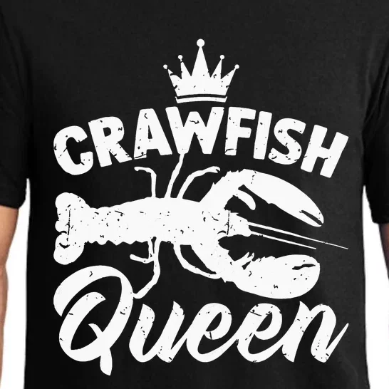 Funny Crayfish Crawfish Boil Crawfish Queen Pajama Set