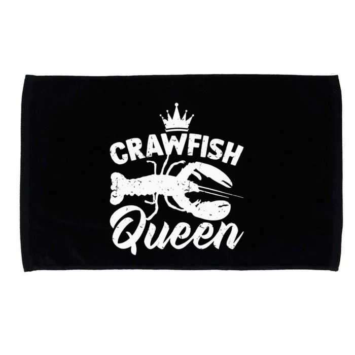 Funny Crayfish Crawfish Boil Crawfish Queen Microfiber Hand Towel