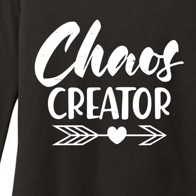 Funny Chaos Creator Womens CVC Long Sleeve Shirt