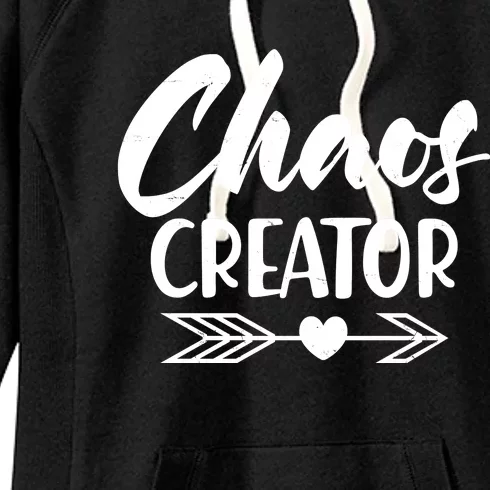 Funny Chaos Creator Women's Fleece Hoodie