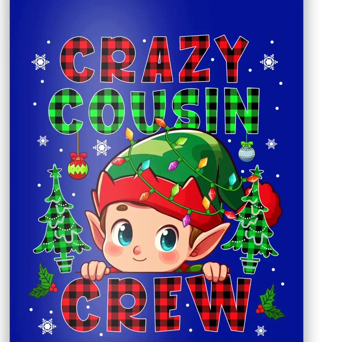 Funny Cousin Crew Christmas Elf Xmas Trees Funny Family Meaningful Gift Poster