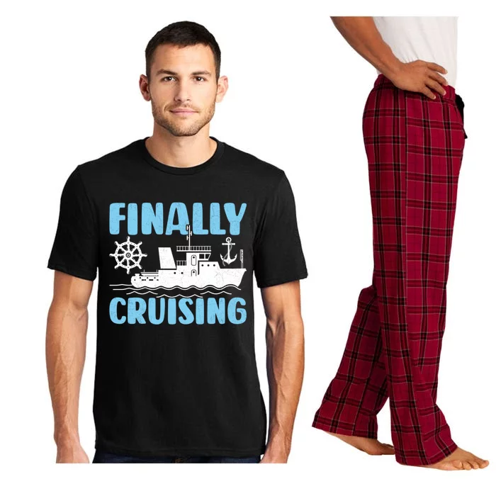 Finally Cruising Cruise Ship Cruising Lover Cruiser Gift Pajama Set