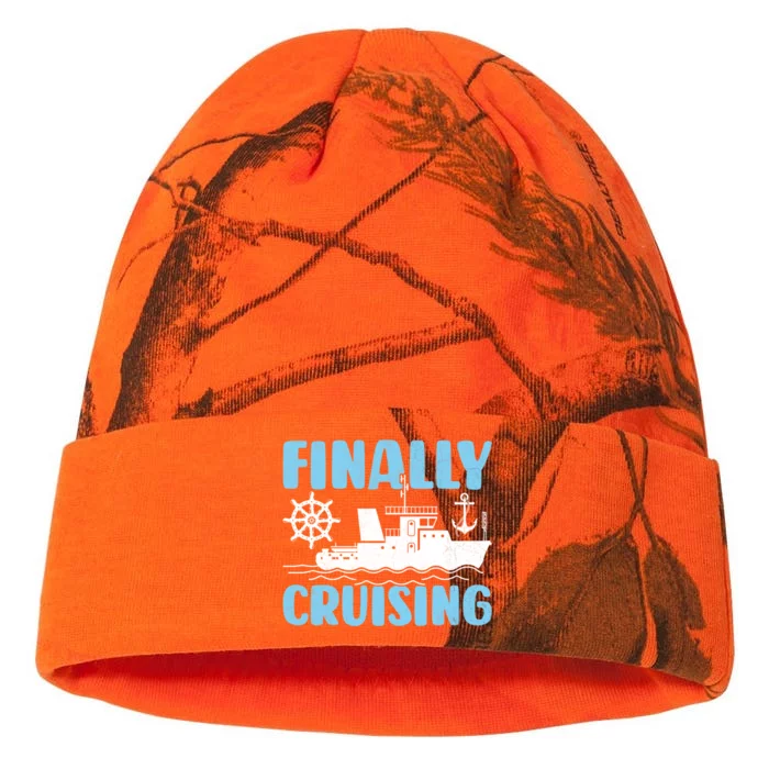 Finally Cruising Cruise Ship Cruising Lover Cruiser Gift Kati - 12in Camo Beanie