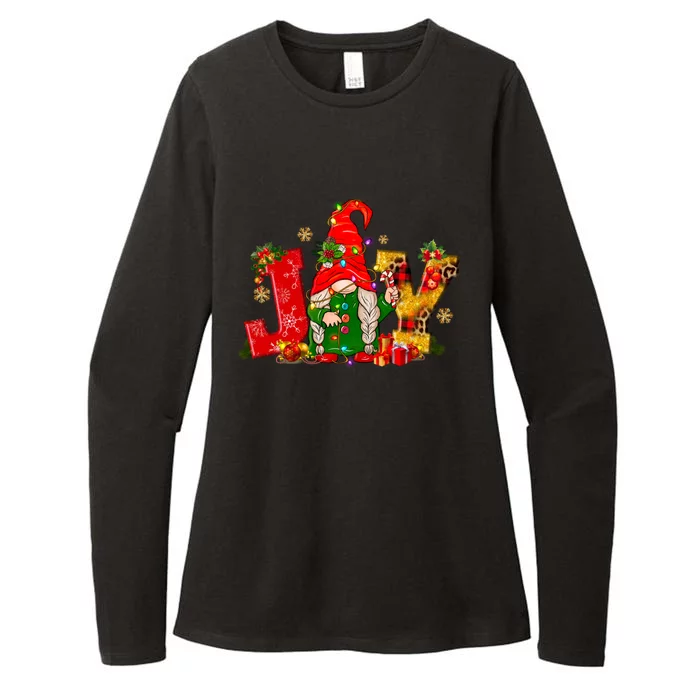 Funny Cute Christmas Lights Santa Gnomes Coffee Love Xmas Gift Womens CVC Long Sleeve Shirt