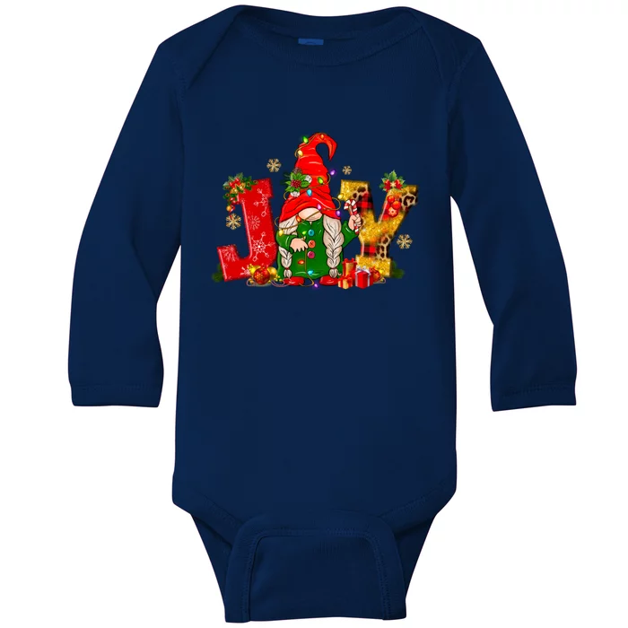 Funny Cute Christmas Lights Santa Gnomes Coffee Love Xmas Gift Baby Long Sleeve Bodysuit