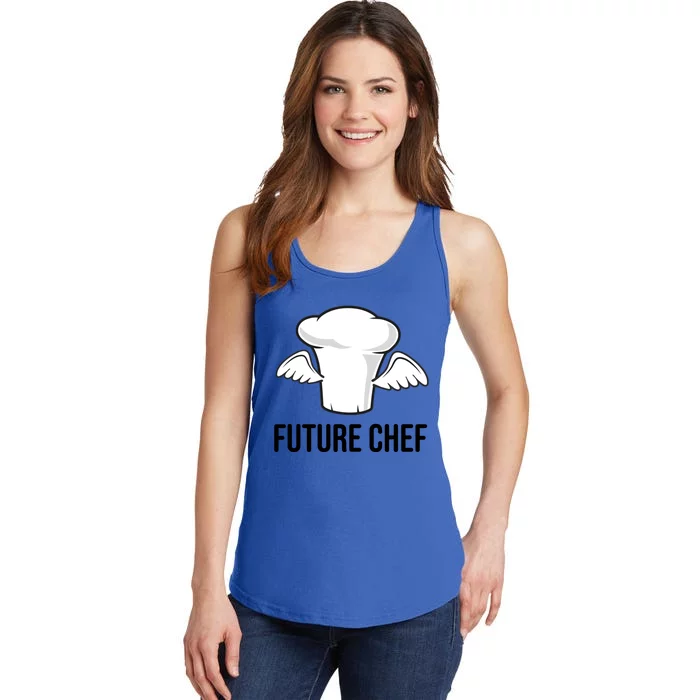 Future Chef Cook Chefs Hat Flying Souschef Cool Gift Ladies Essential Tank