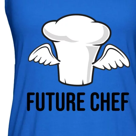 Future Chef Cook Chefs Hat Flying Souschef Cool Gift Ladies Essential Flowy Tank