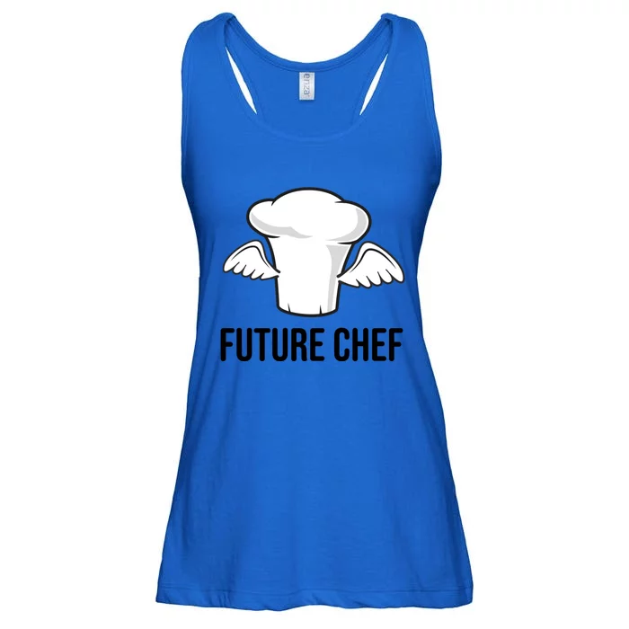 Future Chef Cook Chefs Hat Flying Souschef Cool Gift Ladies Essential Flowy Tank