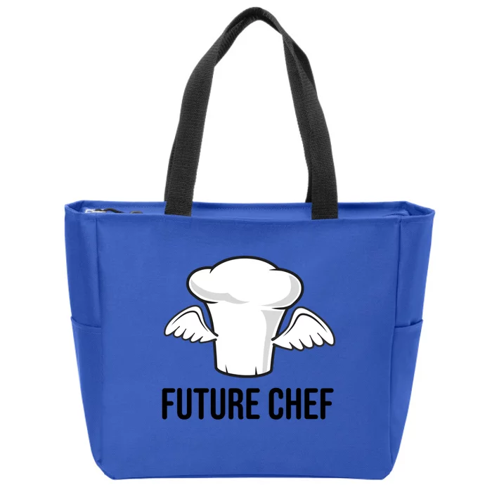 Future Chef Cook Chefs Hat Flying Souschef Cool Gift Zip Tote Bag