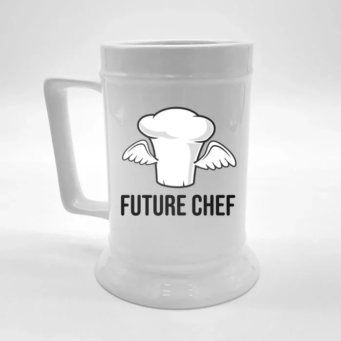 Future Chef Cook Chefs Hat Flying Souschef Cool Gift Front & Back Beer Stein