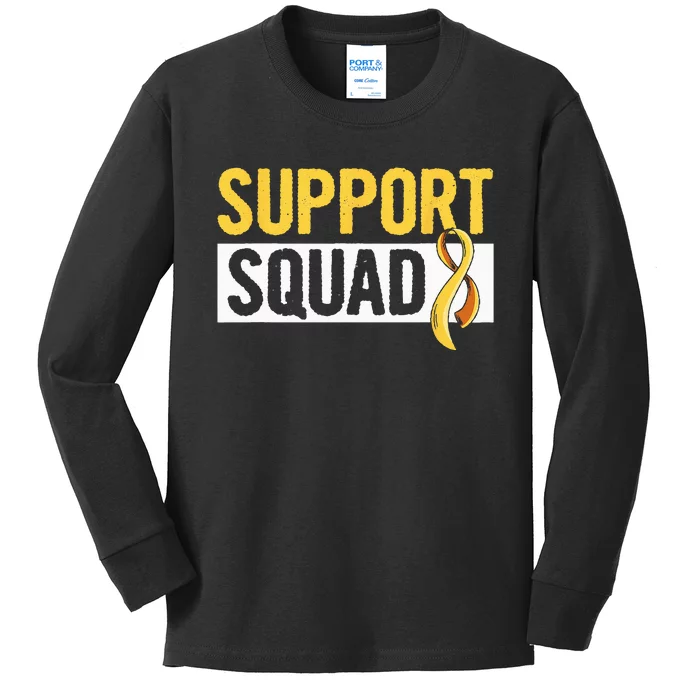 Fight Childhood Cancer Quote For A Childhood Cancer Survivor Kids Long Sleeve Shirt