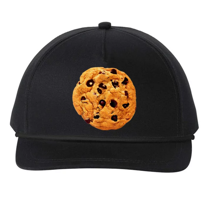 Funny Chocolate Chip Cookie Costume Gift Last Minute Lazy Party Gift Snapback Five-Panel Rope Hat