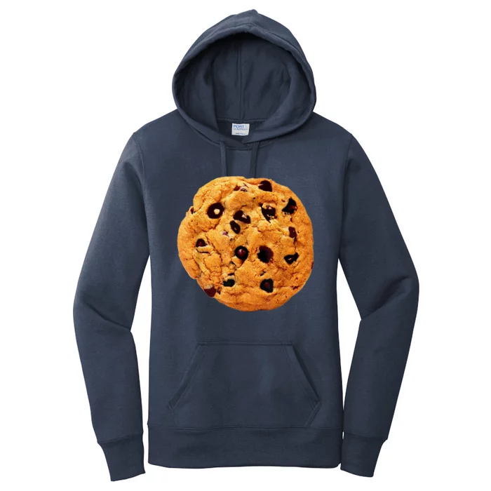 Funny Chocolate Chip Cookie Costume Gift Last Minute Lazy Party Gift Women's Pullover Hoodie