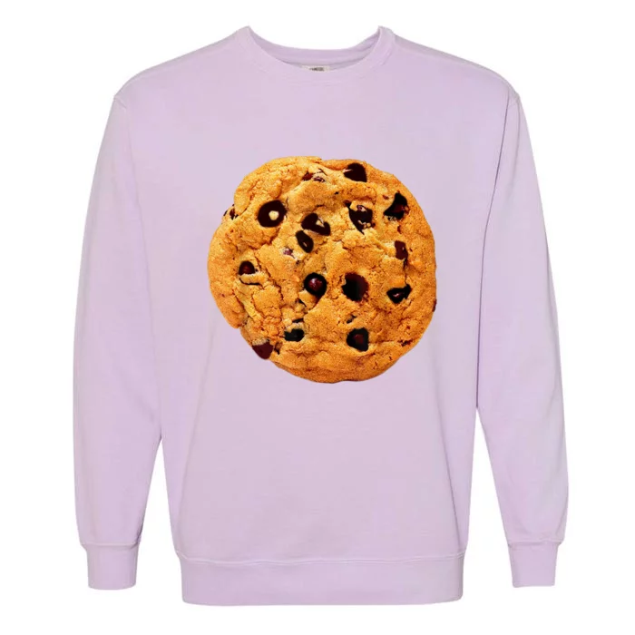 Funny Chocolate Chip Cookie Costume Gift Last Minute Lazy Party Gift Garment-Dyed Sweatshirt