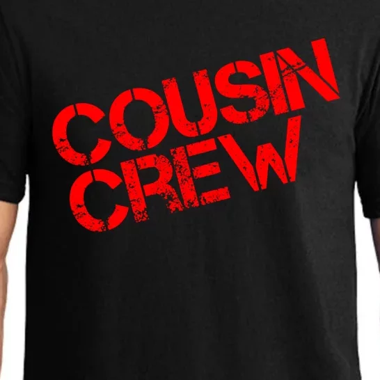 Funny Cousin Crew Funny Gift And Cool Gift Pajama Set