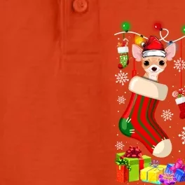 Funny Chihuahua Christmas Socks Xmas Dog Lover Gift Dry Zone Grid Performance Polo