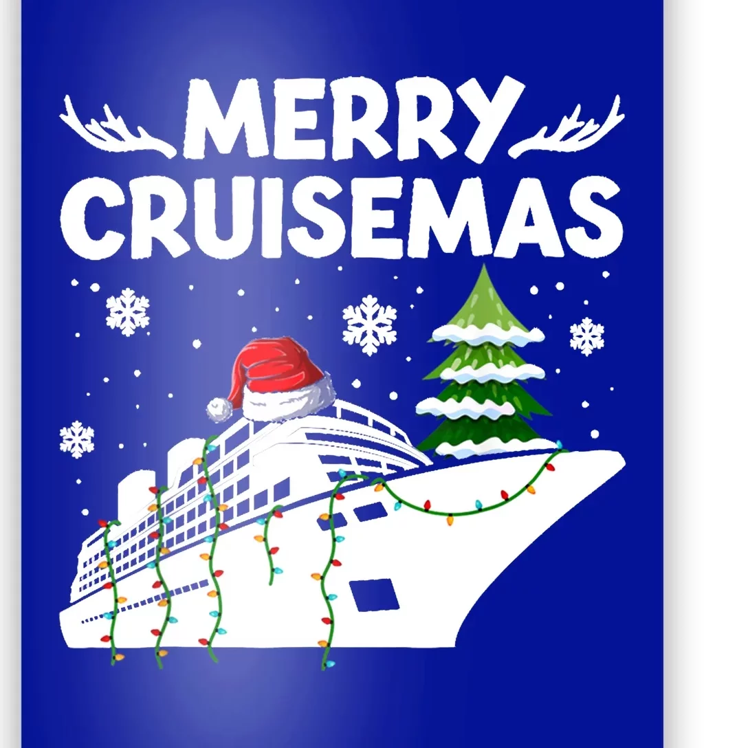 Family Cruise Cute Gift Merry Cruisemas Christmas Vacation Cool Gift Poster