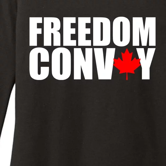 Freedom Conboy Canadian Leaf Womens CVC Long Sleeve Shirt