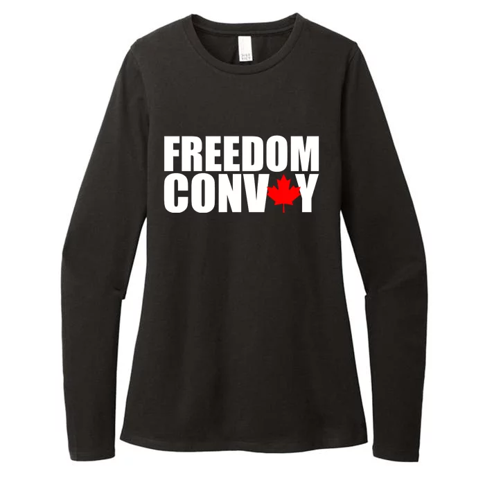 Freedom Conboy Canadian Leaf Womens CVC Long Sleeve Shirt