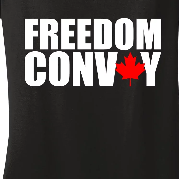 Freedom Conboy Canadian Leaf Women's V-Neck T-Shirt