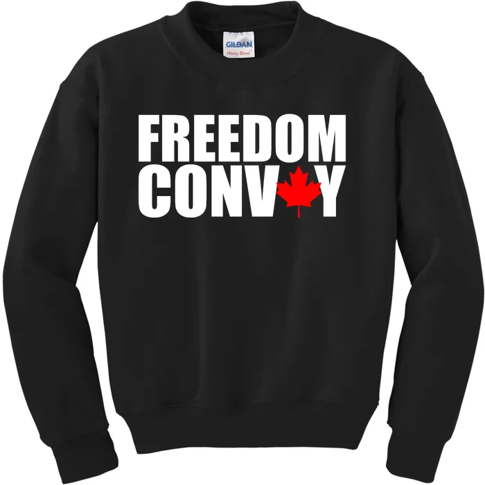 Freedom Conboy Canadian Leaf Kids Sweatshirt