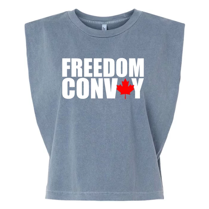 Freedom Conboy Canadian Leaf Garment-Dyed Women's Muscle Tee