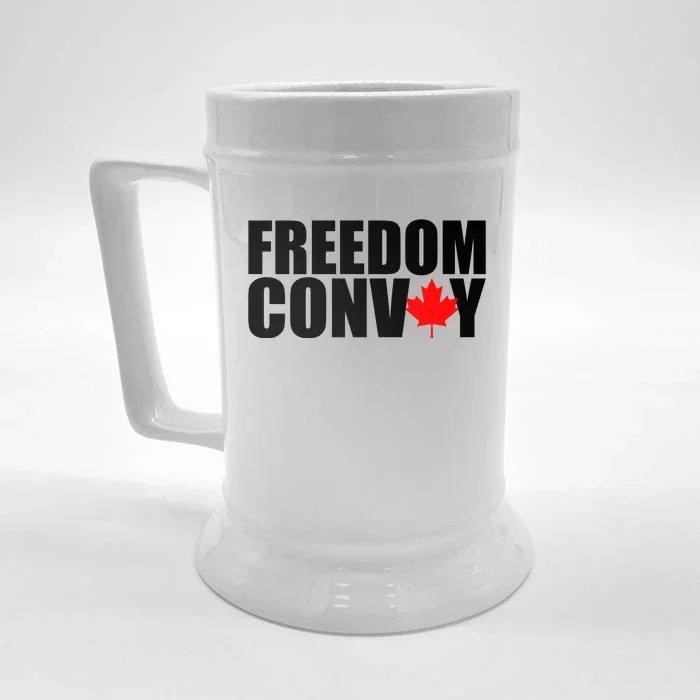 Freedom Conboy Canadian Leaf Front & Back Beer Stein