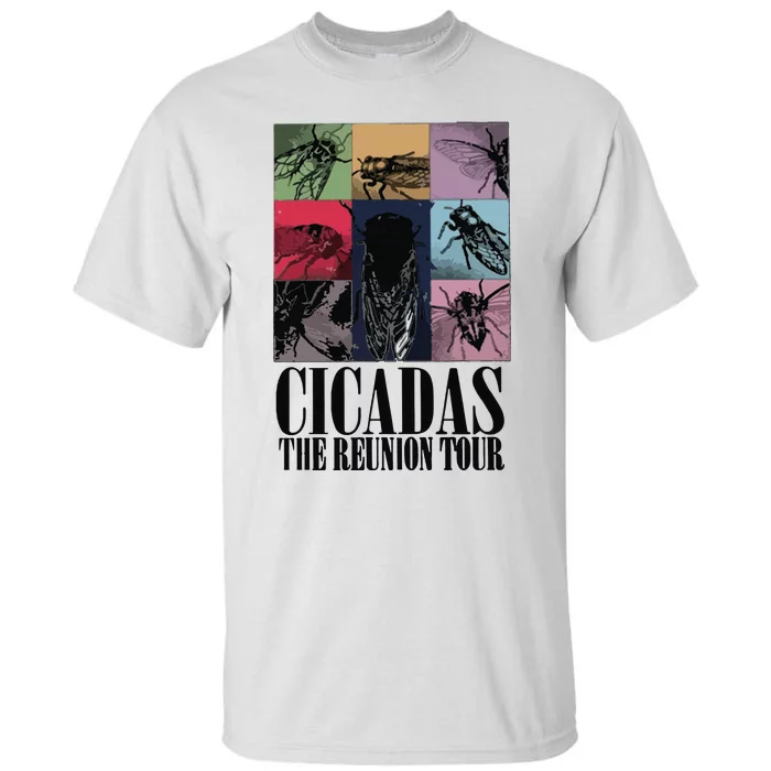 Funny Cicada Concert Eras Reunion 2024 Reunion Cicada Tall T-Shirt