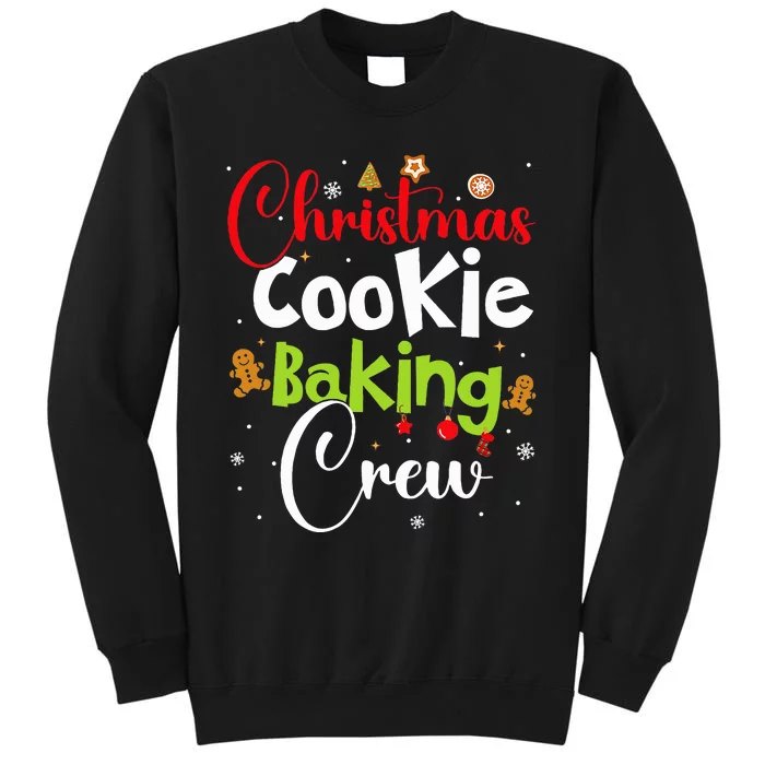 funny Christmas Cookie Baking Crew Tall Sweatshirt