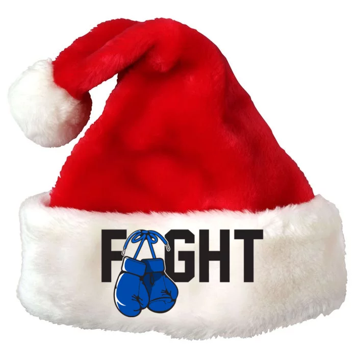 Fight Colon Cancer Awareness Premium Christmas Santa Hat