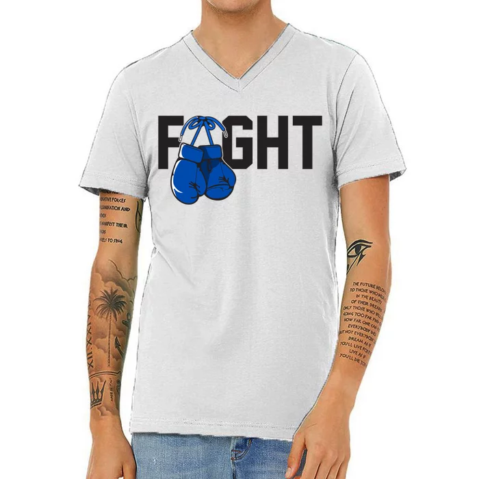 Fight Colon Cancer Awareness V-Neck T-Shirt