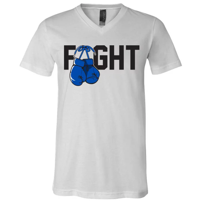 Fight Colon Cancer Awareness V-Neck T-Shirt