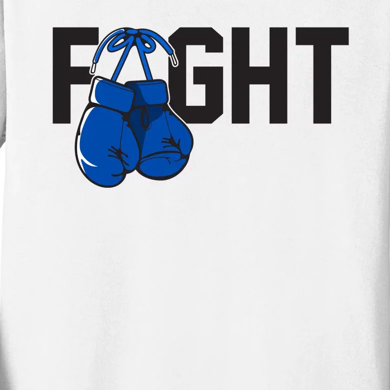 Fight Colon Cancer Awareness Kids Long Sleeve Shirt