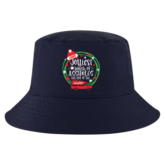 Funny Costume Christmas Tree Truck Jolliest Bunch Of Aholes Cool Comfort Performance Bucket Hat