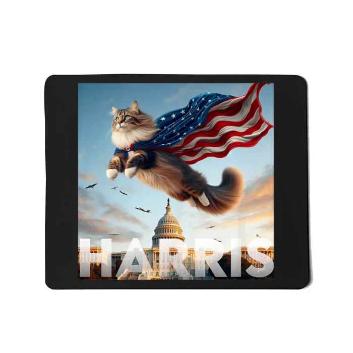 Funny Childless Cat Ladies For Harris 2024 Mousepad