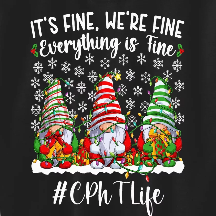 Funny CPhT Christmas Certified Pharmacy Technician Xmas Kids Sweatshirt