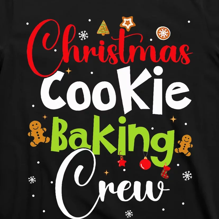 funny Christmas Cookie Baking Crew T-Shirt