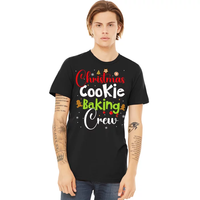 funny Christmas Cookie Baking Crew Premium T-Shirt