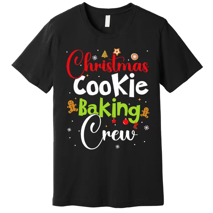 funny Christmas Cookie Baking Crew Premium T-Shirt