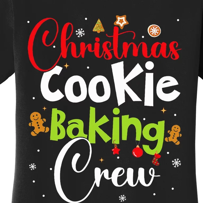 funny Christmas Cookie Baking Crew Women's T-Shirt