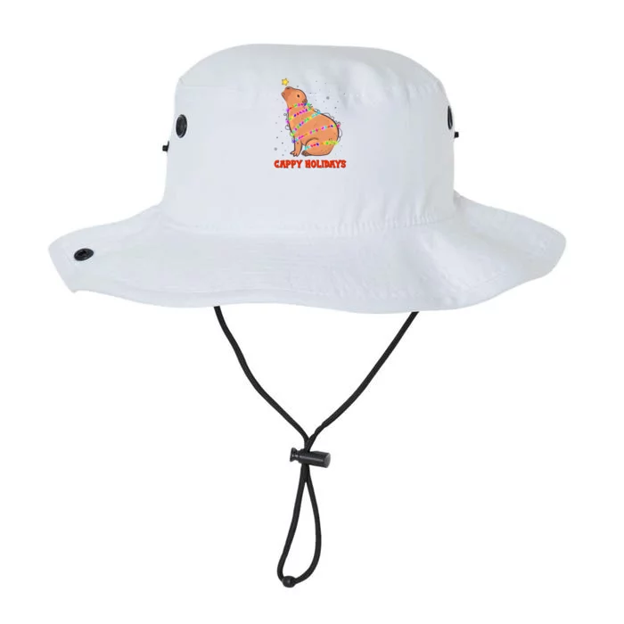 Funny Cute Christmas Cappy Holidays Capybara Legacy Cool Fit Booney Bucket Hat