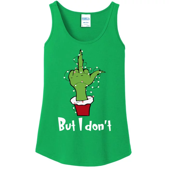 Funny Couple Christmas But I Don't Matching Couples Xmas Ladies Essential Tank