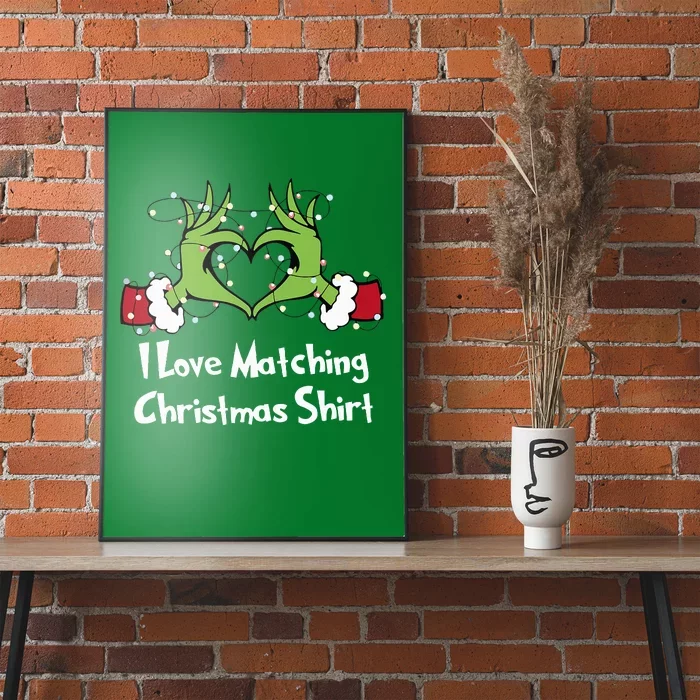 Funny Couple Christmas I Love Matching Christmas Poster