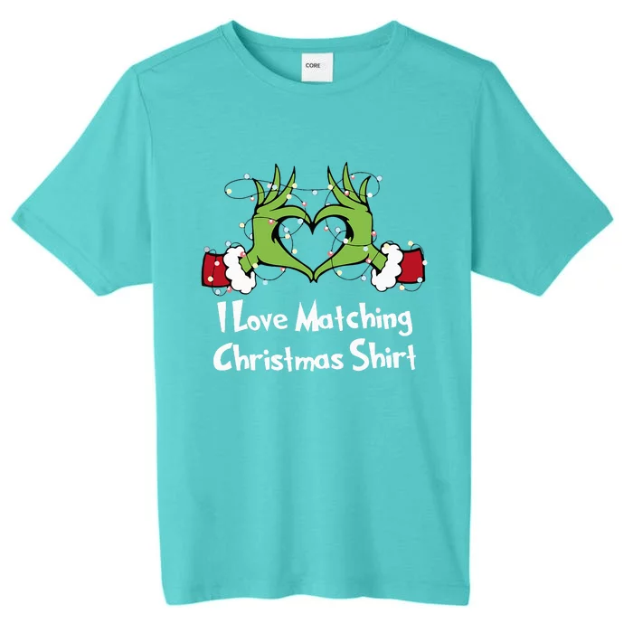 Funny Couple Christmas I Love Matching Christmas ChromaSoft Performance T-Shirt