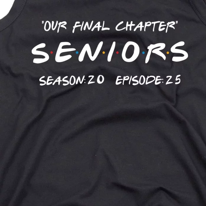 Final Chapter Class Of 2025 Senior Retro Funny Seniors 2025 Tank Top