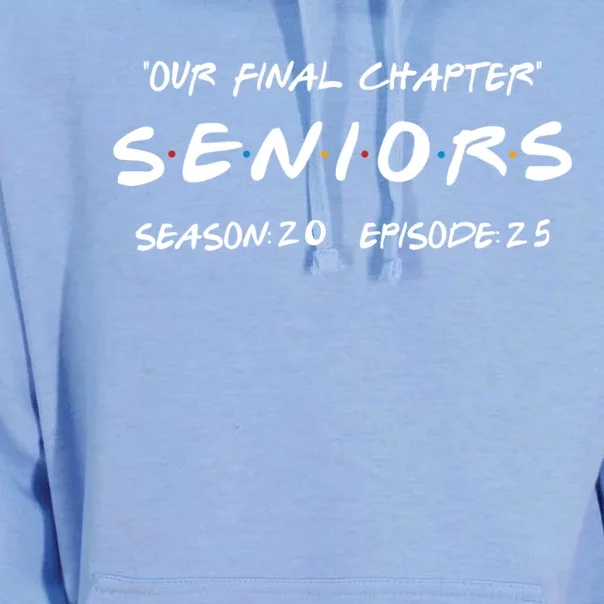 Final Chapter Class Of 2025 Senior Retro Funny Seniors 2025 Unisex Surf Hoodie