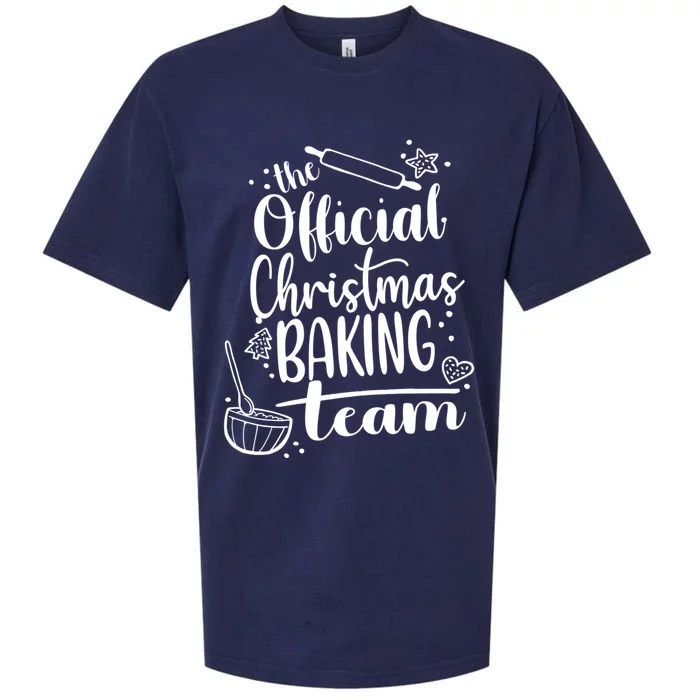 Family Christmas Cookie Baking Team Crew Funny Gift Sueded Cloud Jersey T-Shirt